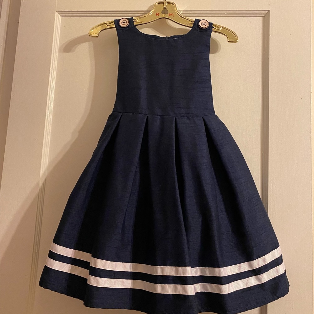 Sugar Plum Navy Kids Dress